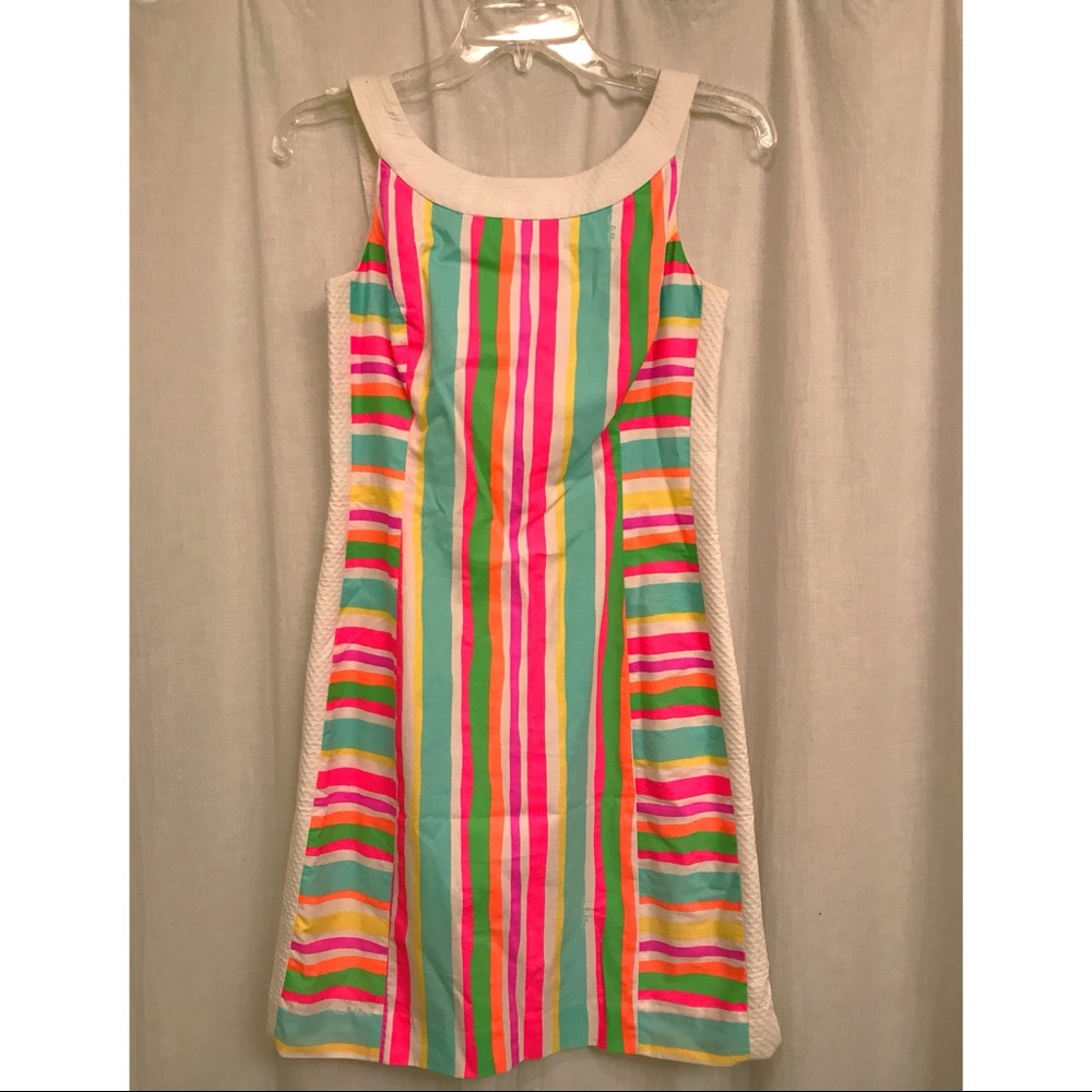 Lilly Pulitzer Darcy Stripe Shift Dress, Size 00